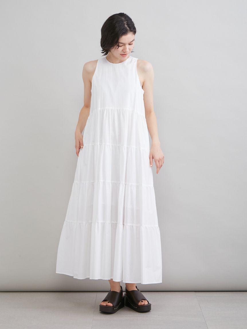 Mila Owen「アメスリティアードマキシワンピース」|ワンピース|