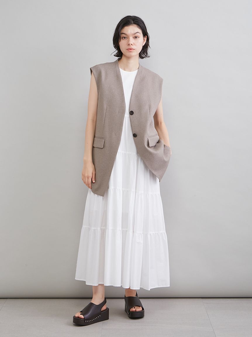 Mila Owen「アメスリティアードマキシワンピース」|ワンピース|