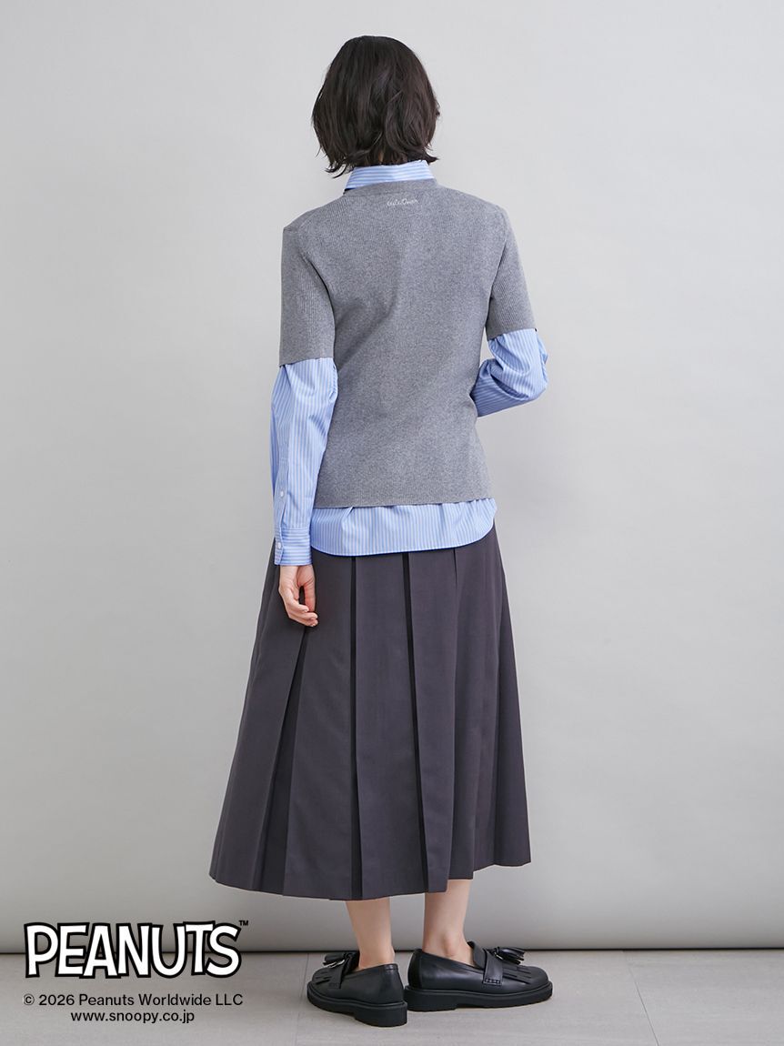 Mila Owen「【PEANUTS RECORDS】ウッドストックジャガードリブニット」|ニット・セーター|