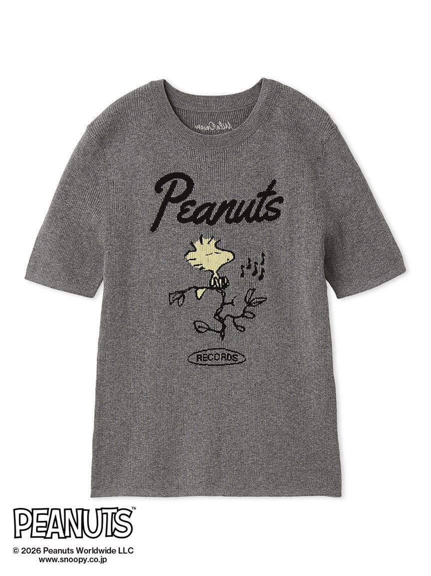 Mila Owen「【PEANUTS RECORDS】ウッドストックジャガードリブニット」|ニット・セーター|
