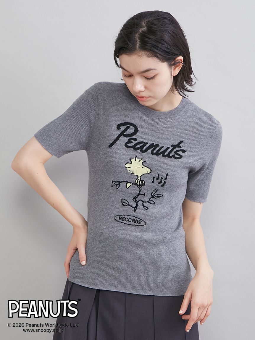 Mila Owen「【PEANUTS RECORDS】ウッドストックジャガードリブニット」|ニット・セーター|