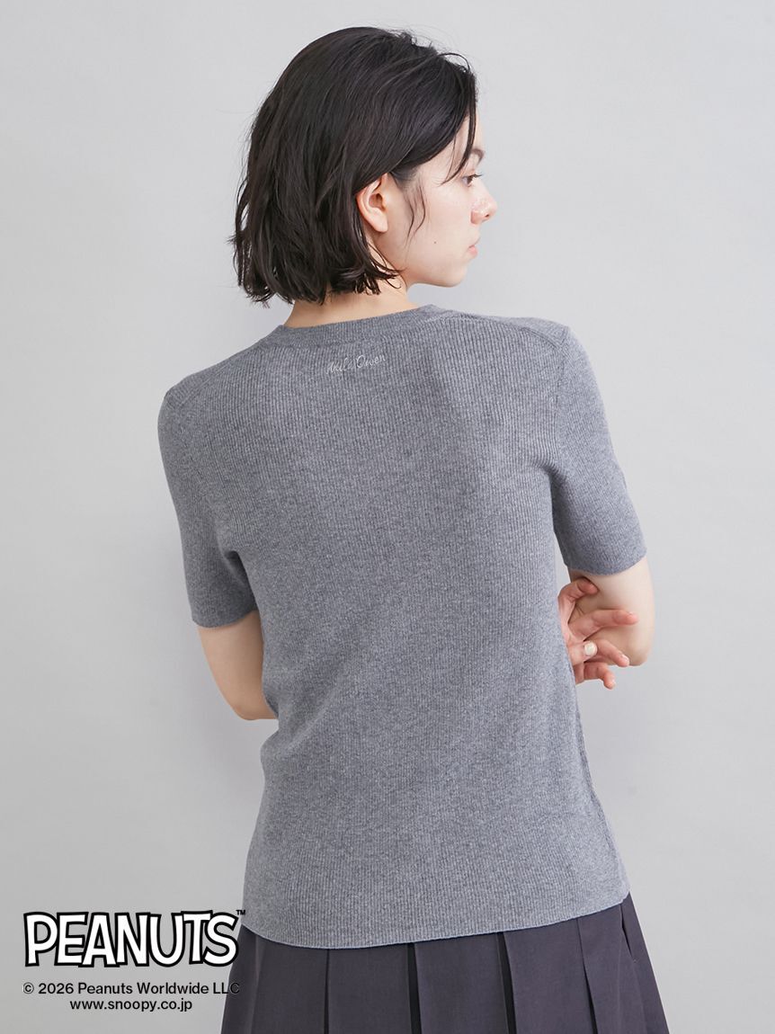 Mila Owen「【PEANUTS RECORDS】ウッドストックジャガードリブニット」|ニット・セーター|