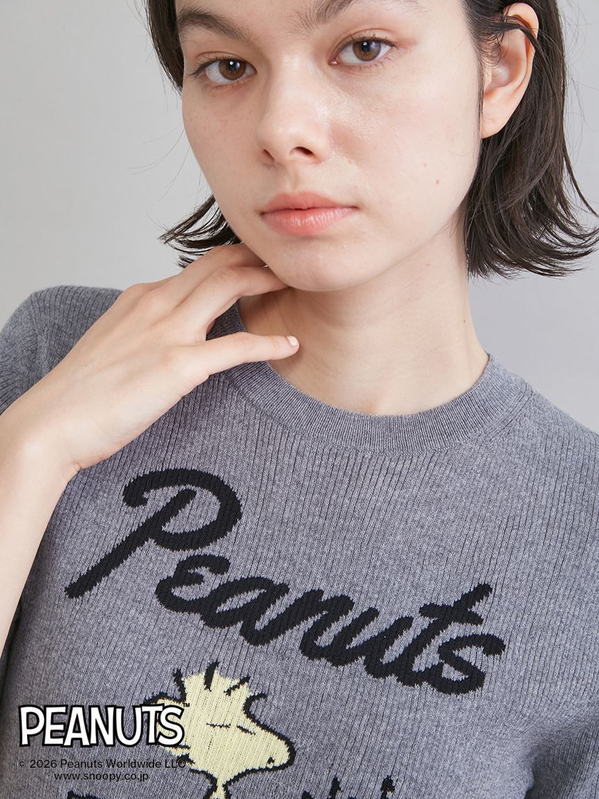 Mila Owen「【PEANUTS RECORDS】ウッドストックジャガードリブニット」|ニット・セーター|