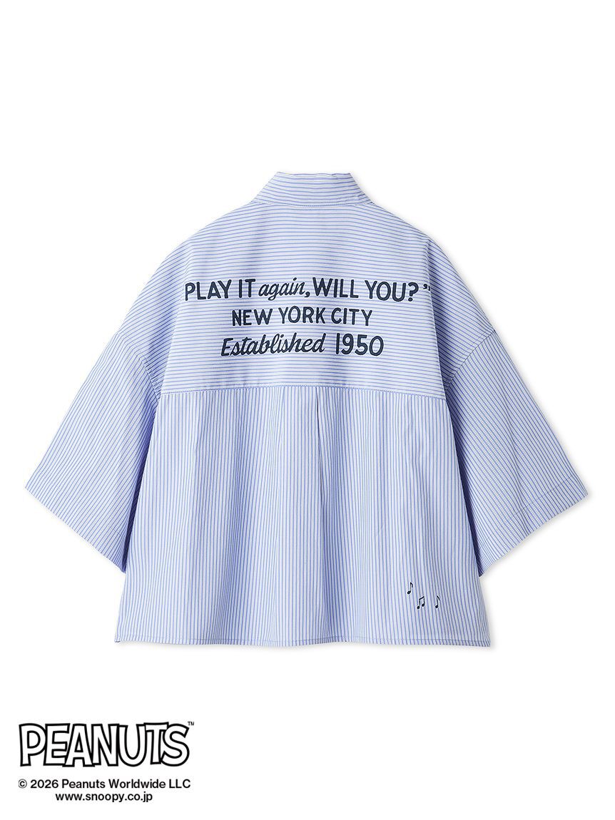 Mila Owen「【PEANUTS RECORDS】ボタンダウン短丈シャツ」|シャツ・ブラウス|