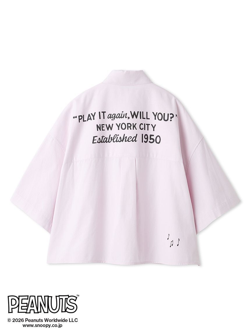 Mila Owen「【PEANUTS RECORDS】ボタンダウン短丈シャツ」|シャツ・ブラウス|