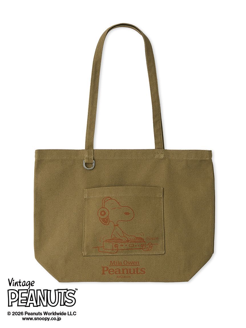 Mila Owen「【PEANUTS RECORDS】キャンバストートバッグ」|トートバッグ|MOC