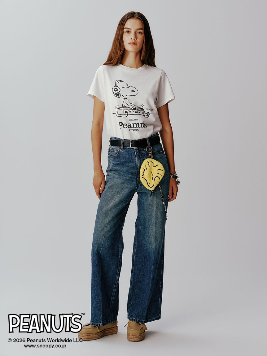 Mila Owen「【PEANUTS RECORDS】フェイスポーチチャーム」|ポーチ|