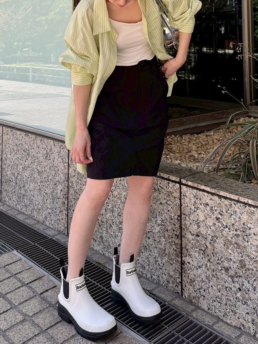 emmi atelier「【emmi&times;Barbour】サイドゴアレインブーツ」|レインシューズ|