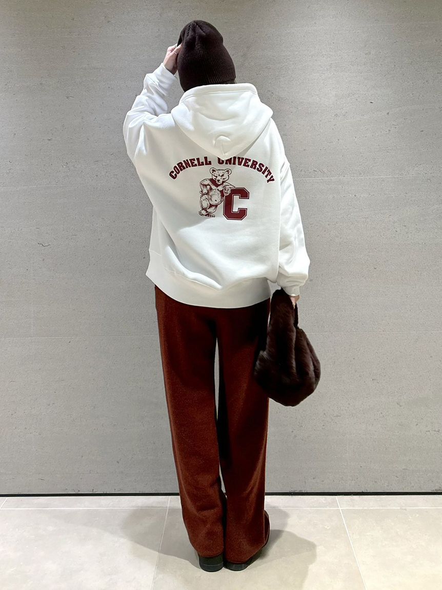 emmi「【ONLINE限定】【emmi&times;GOOD ROCK SPEED】カレッジワイドボディフーディ」|スウェット・ジャージ|