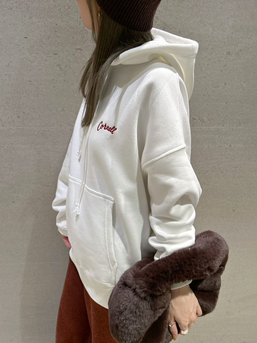 emmi「【ONLINE限定】【emmi&times;GOOD ROCK SPEED】カレッジワイドボディフーディ」|スウェット・ジャージ|