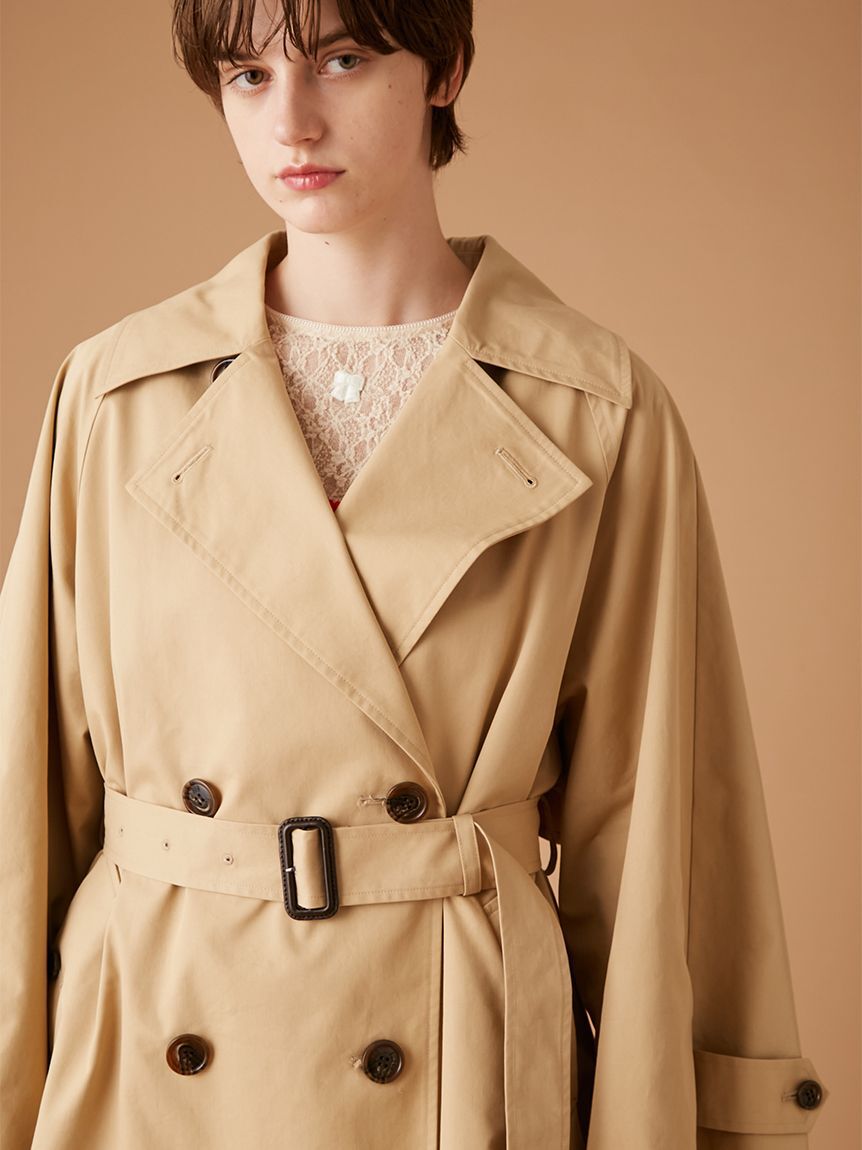 FURFUR「オーバーミドルトレンチコート」|トレンチコート|