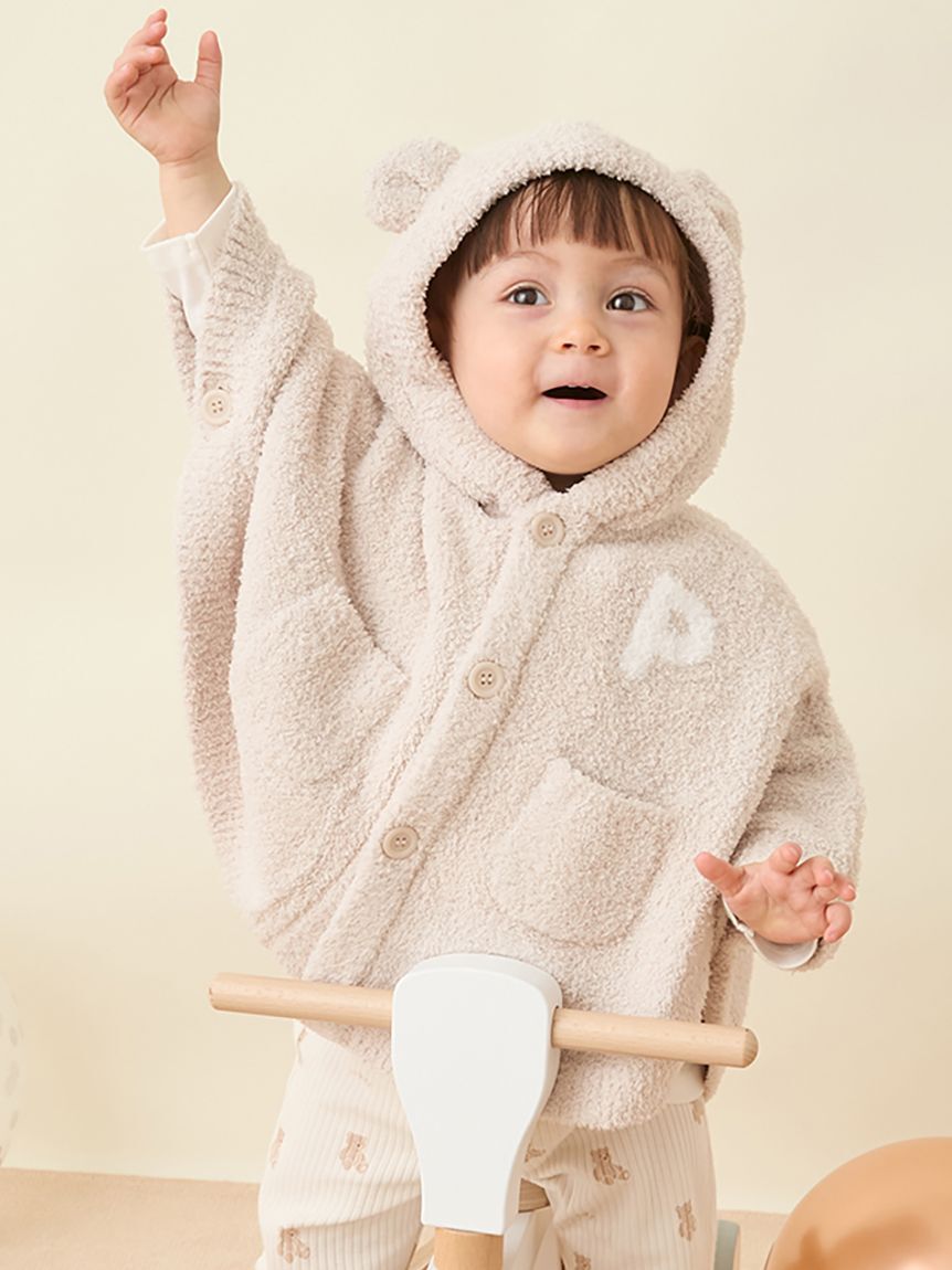 GELATO PIQUE KIDS & BABY「【ONLINE限定カラーあり】【BABY】パウダーベアポンチョ」|その他ベビーウェア|