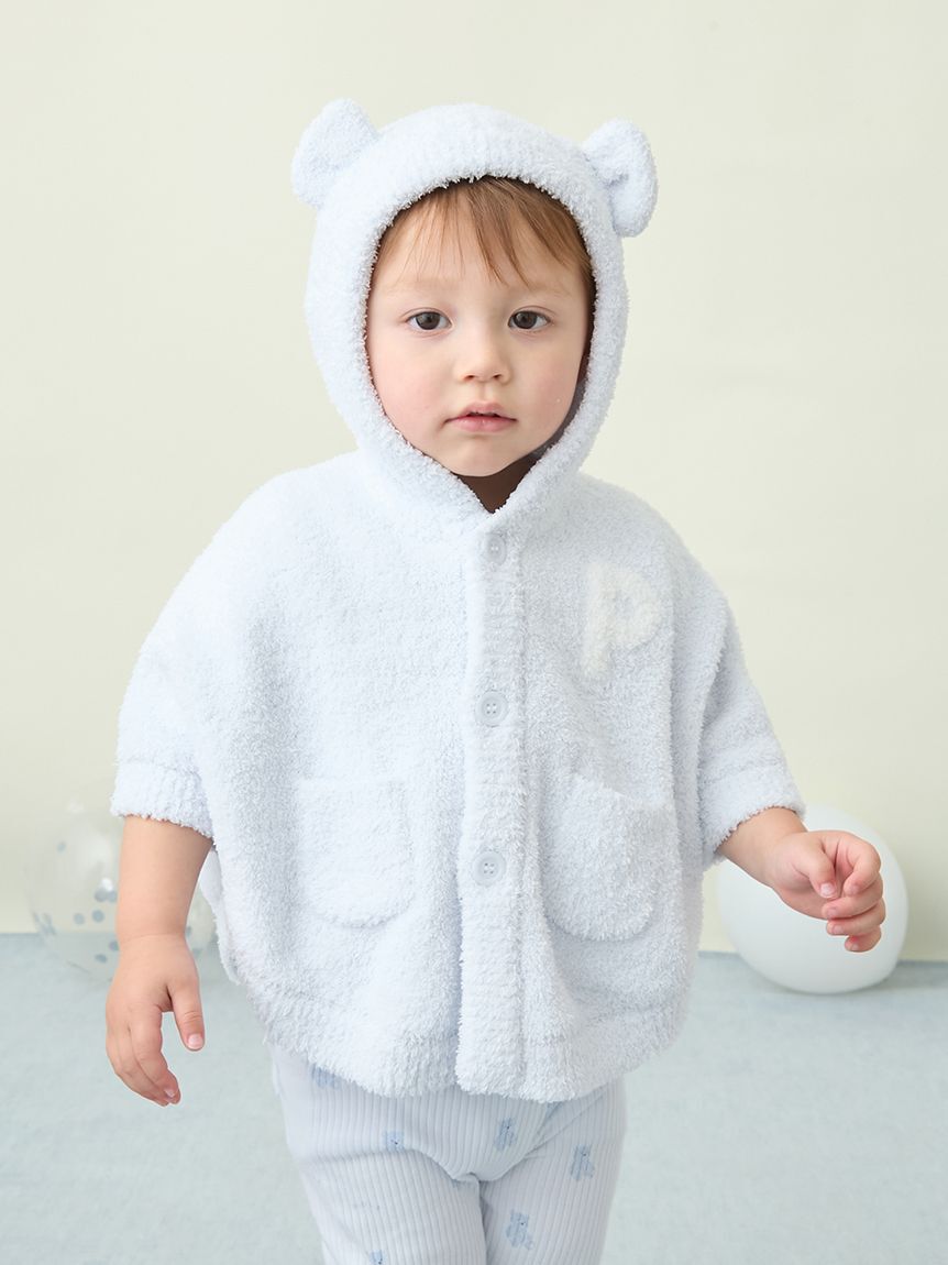GELATO PIQUE KIDS & BABY「【ONLINE限定カラーあり】【BABY】パウダーベアポンチョ」|その他ベビーウェア|BLU