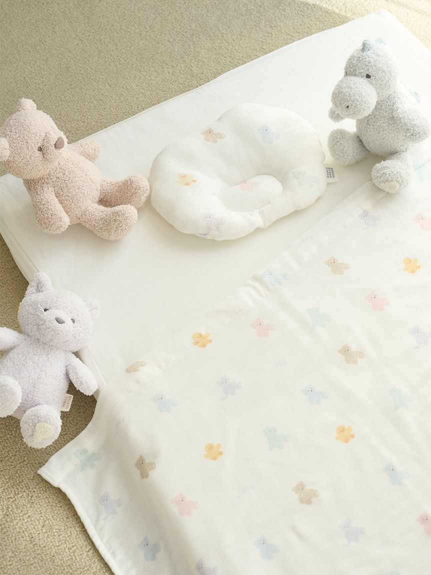 gelato pique Sleep「【Sleep】【BABY】ぬいぐるみ柄ガーゼケット」|その他|