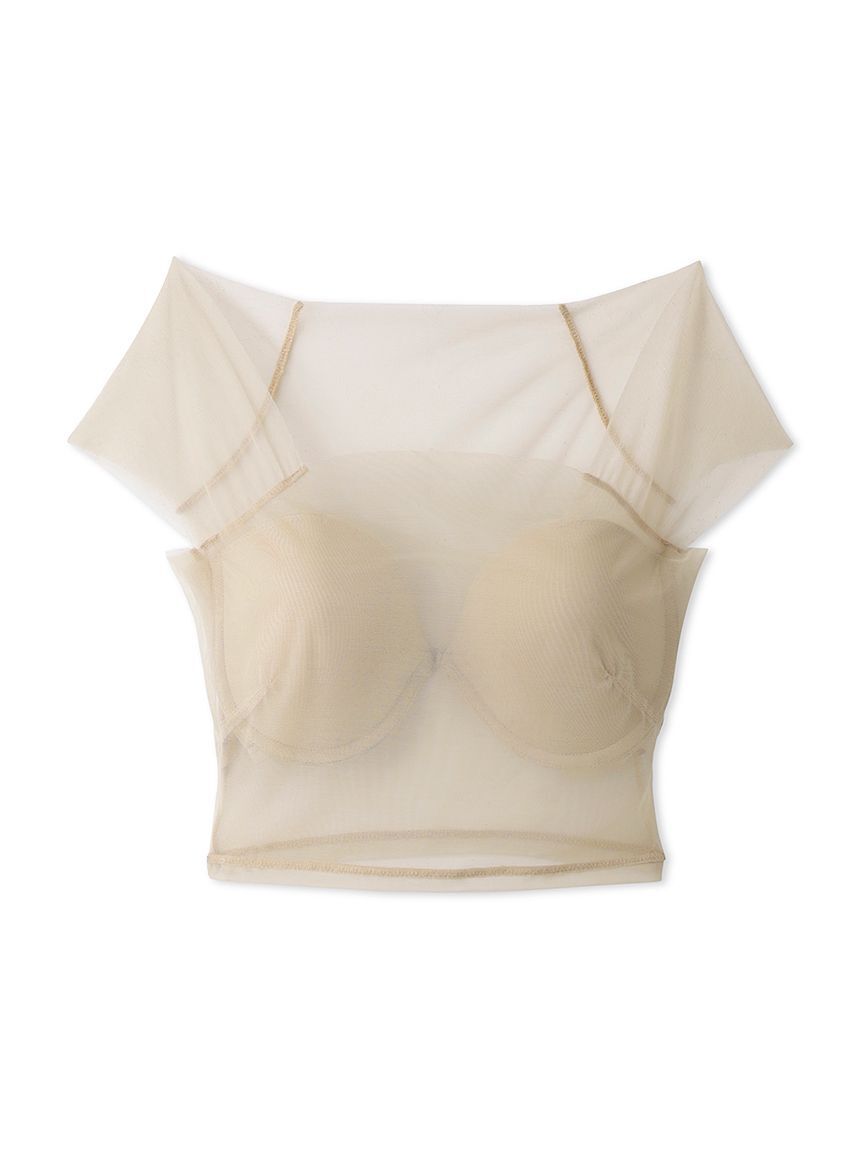 LILY BROWN Lingerie「【LILY BROWN Lingerie】シアーファンデブラトップス」|インナー|BEG