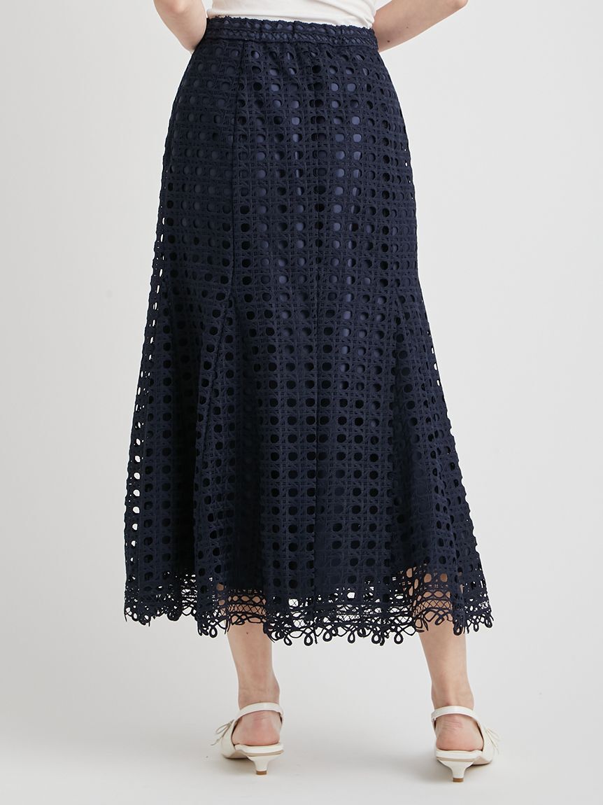 CELFORD「【セットアップ対応】ジオメトリックパターンレーススカート」|スカート|