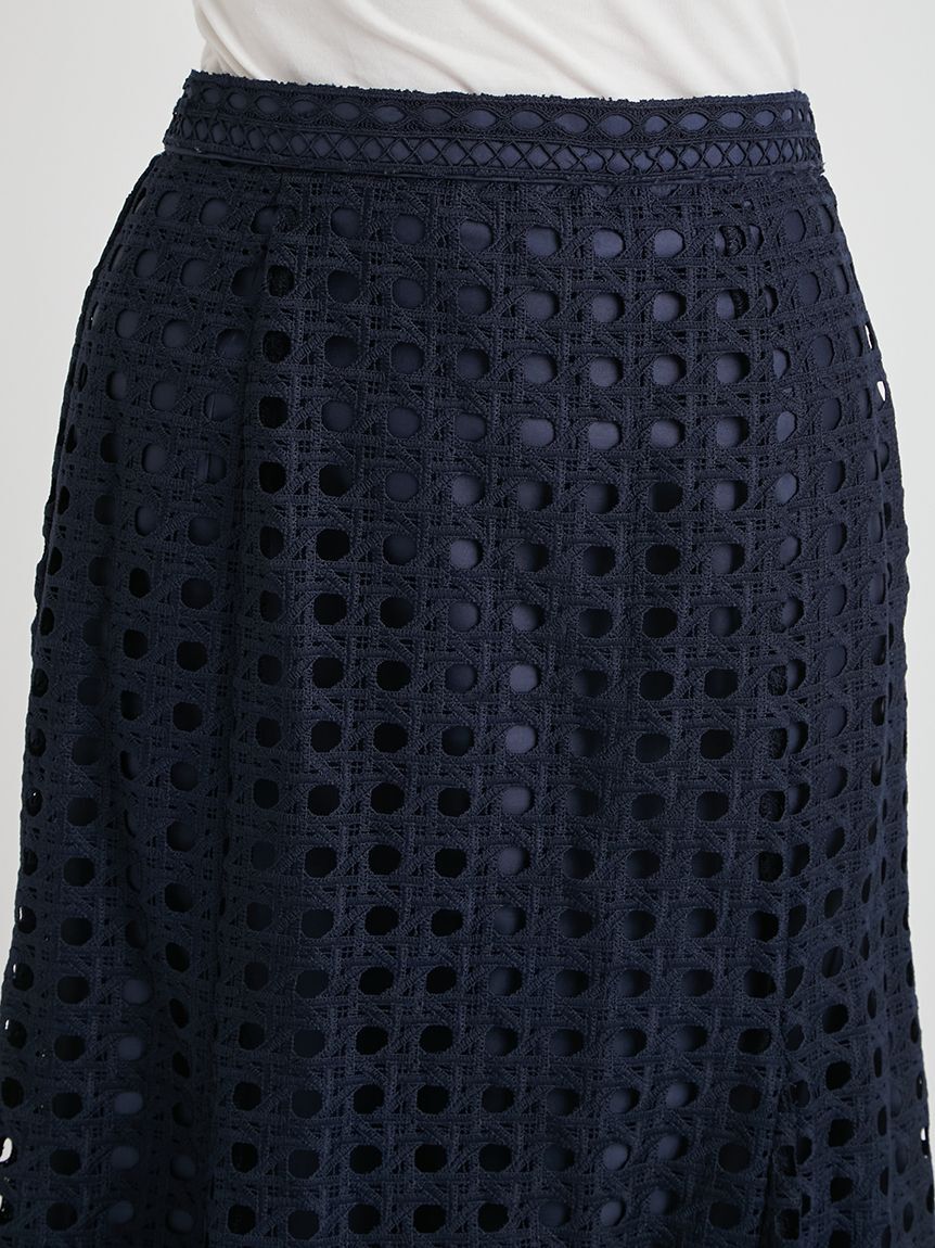 CELFORD「【セットアップ対応】ジオメトリックパターンレーススカート」|スカート|