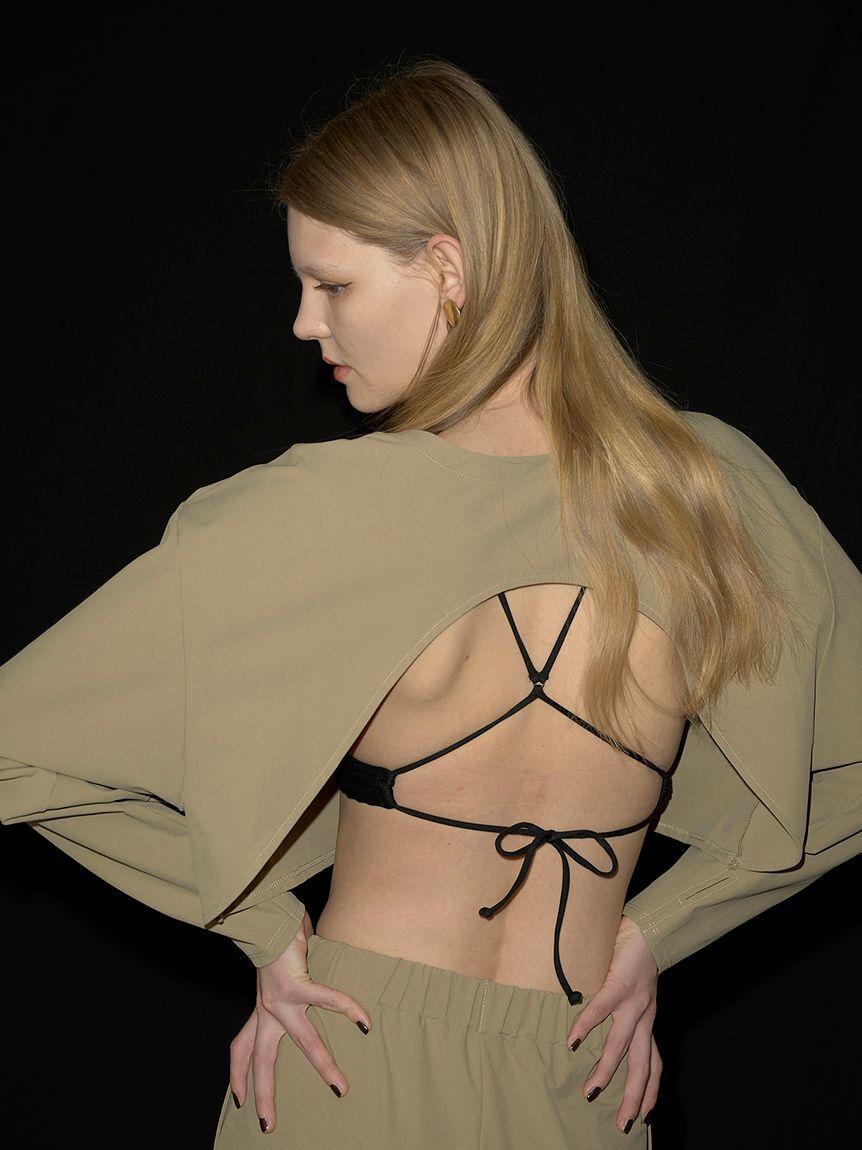 styling/「【S/S(エスバイエス)】2WAYトップス＜ウォッシャブル・UV・接触冷感＞」|Tシャツ・カットソー|