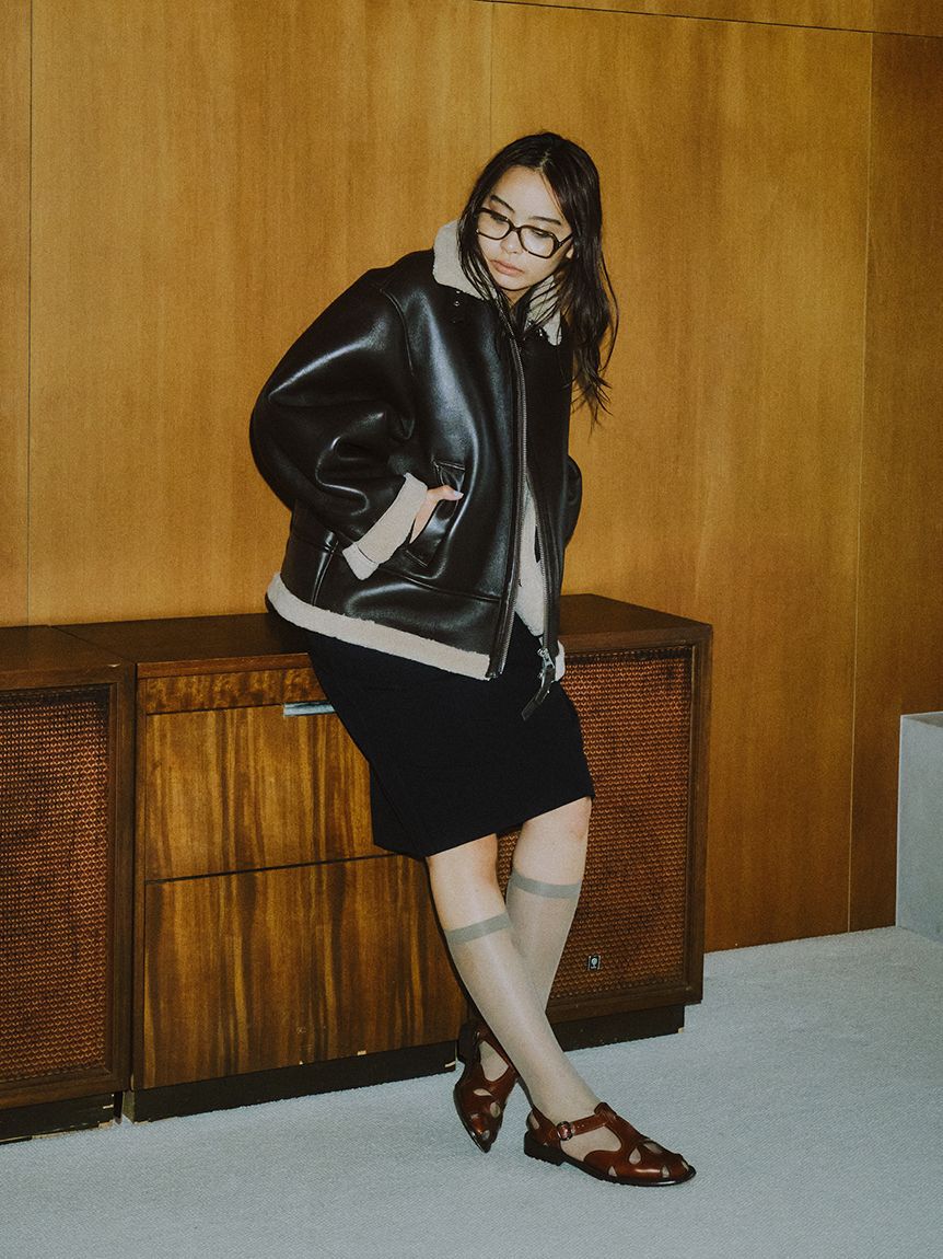 styling/「【セットアップ対応】ドローコードスーツスカート」|スカート|