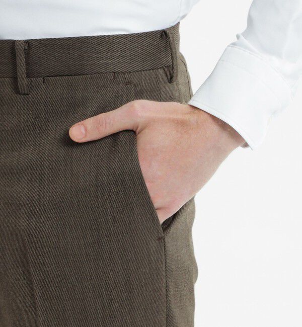 MACKINTOSH PHILOSOPHY「トロッター トラウザーズ#108 キャバリーツイル」|スラックス|