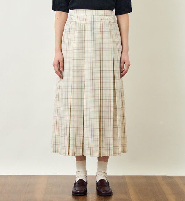MACKINTOSH PHILOSOPHY「GREY LABEL ボイルチェックタックスカート」|スカート|
