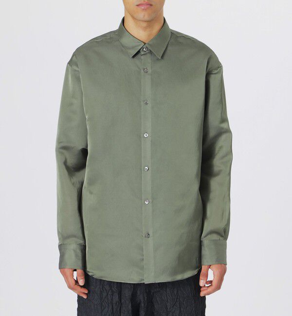  「シアートリオサテンシャツ」|シャツ・ブラウス|