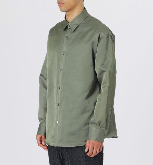  「シアートリオサテンシャツ」|シャツ・ブラウス|