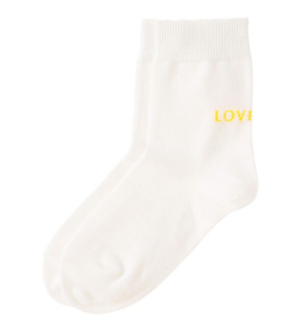  「25AW EXCLUSIVE!!【Tabio/タビオ】「LOVELESS」ロゴソックス レディース」|ソックス|