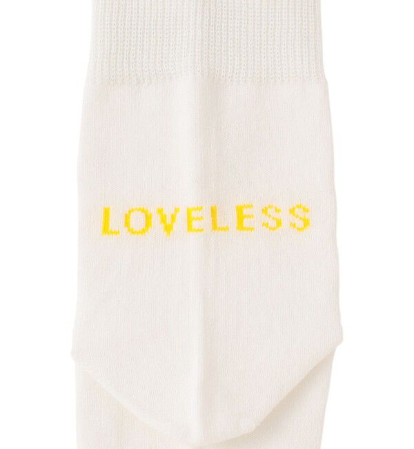  「25AW EXCLUSIVE!!【Tabio/タビオ】「LOVELESS」ロゴソックス レディース」|ソックス|
