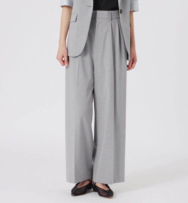  「ウォッシャブルトロ2タックパンツ」|その他|