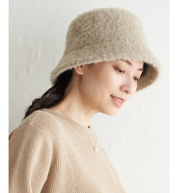 ikka「シャギーハット」|その他|ベージュ
