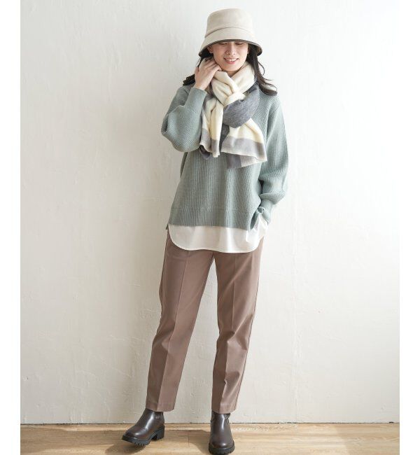 ikka「マルチブロッキングマフラー」|マフラー|