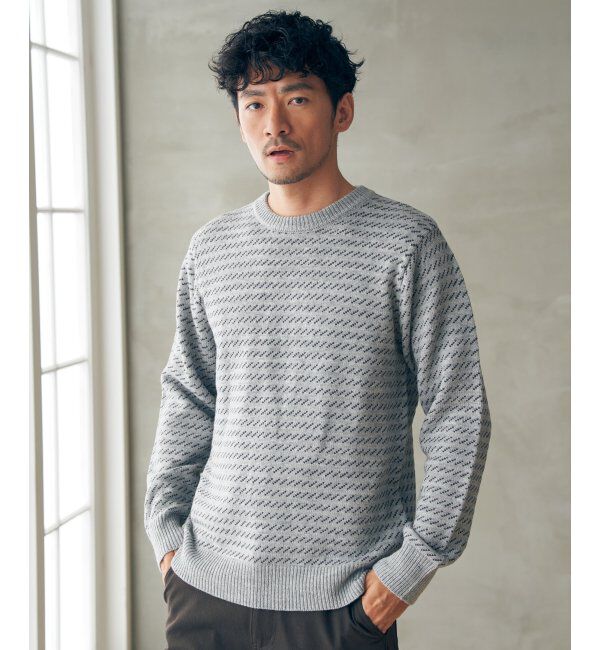 ikka「バーズアイニット」|プルオーバー|