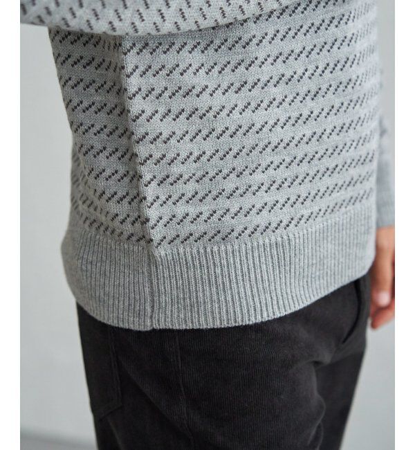 ikka「バーズアイニット」|プルオーバー|