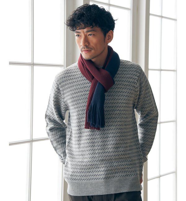 ikka「バーズアイニット」|プルオーバー|