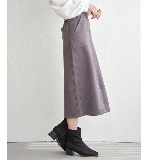 ikka「GOKU楽スエードスカート」|スカート|