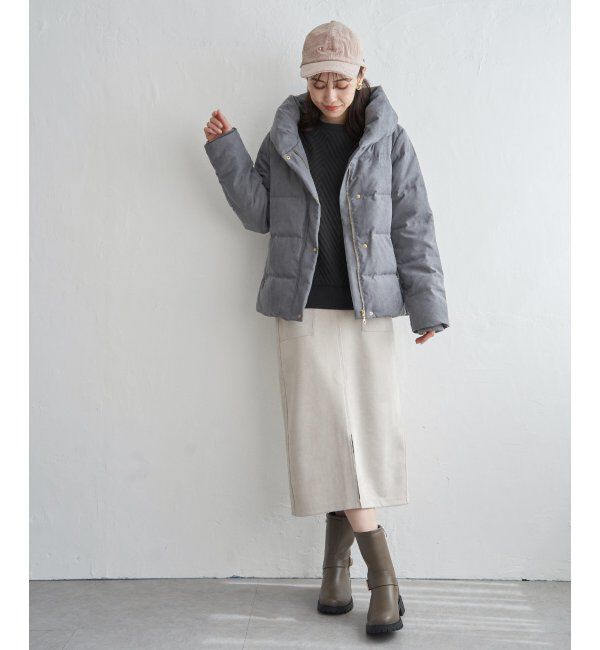 ikka「GOKU楽スエードスカート」|スカート|