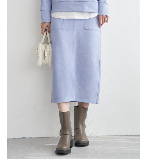 ikka「GOKU楽スエードスカート」|スカート|