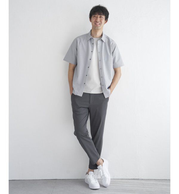 ikka「イージーケアハンソデシャウター」|ブルゾン・スタジャン|