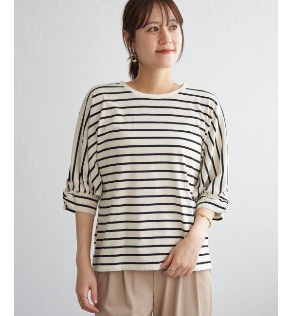 ikka「冷感ツイストドルマンプルオーバー」|プルオーバー|