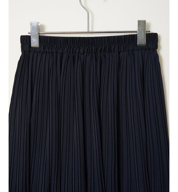 IKKA LOUNGE「サテンプリーツスカート」|スカート|