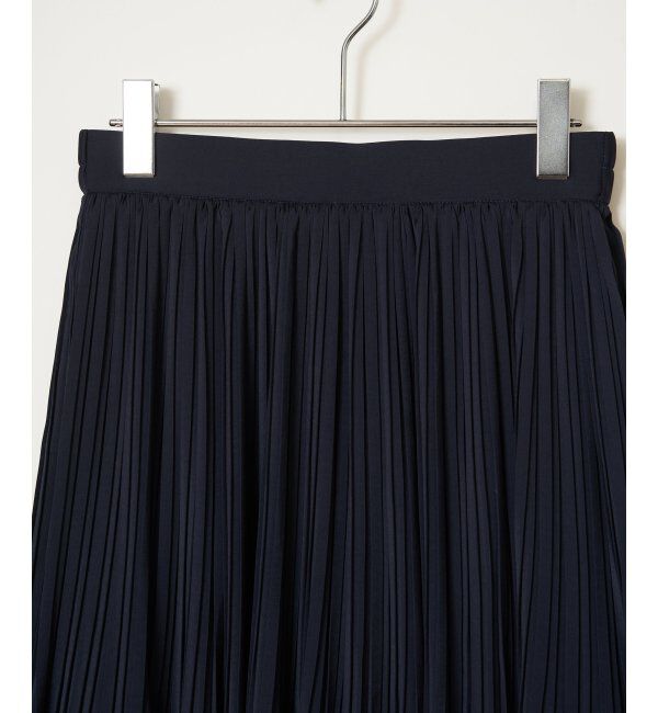 IKKA LOUNGE「サテンプリーツスカート」|スカート|