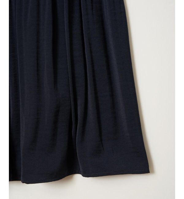 IKKA LOUNGE「サテンプリーツスカート」|スカート|