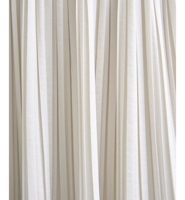 IKKA LOUNGE「サテンプリーツスカート」|スカート|