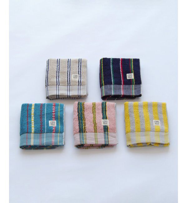 Lbc with Life「ストライプホリック フェイスタオル」|タオル|