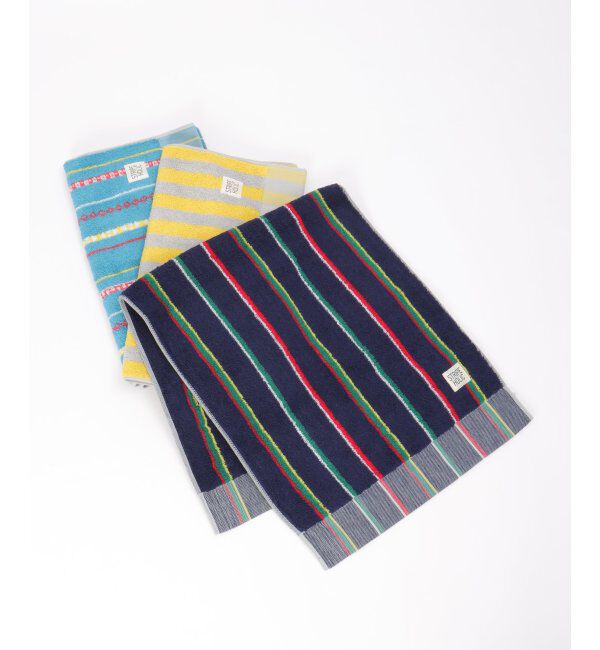 Lbc with Life「ストライプホリック フェイスタオル」|タオル|ネイビー