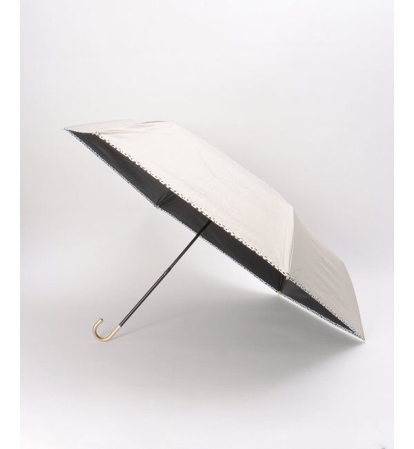 Lbc with Life「Wpc. 遮光アニマルパイピング ミニ 折りたたみ傘 日傘」|傘|