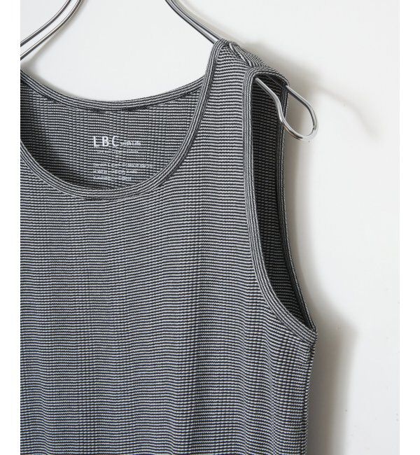 Lbc with Life「USコットン ランダムテレコタンクトップ」|キャミソール|