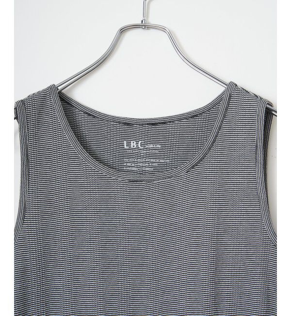 Lbc with Life「USコットン ランダムテレコタンクトップ」|キャミソール|