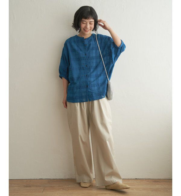 Lbc with Life「3WAYシャドーチェックブラウス」|シャツ・ブラウス|